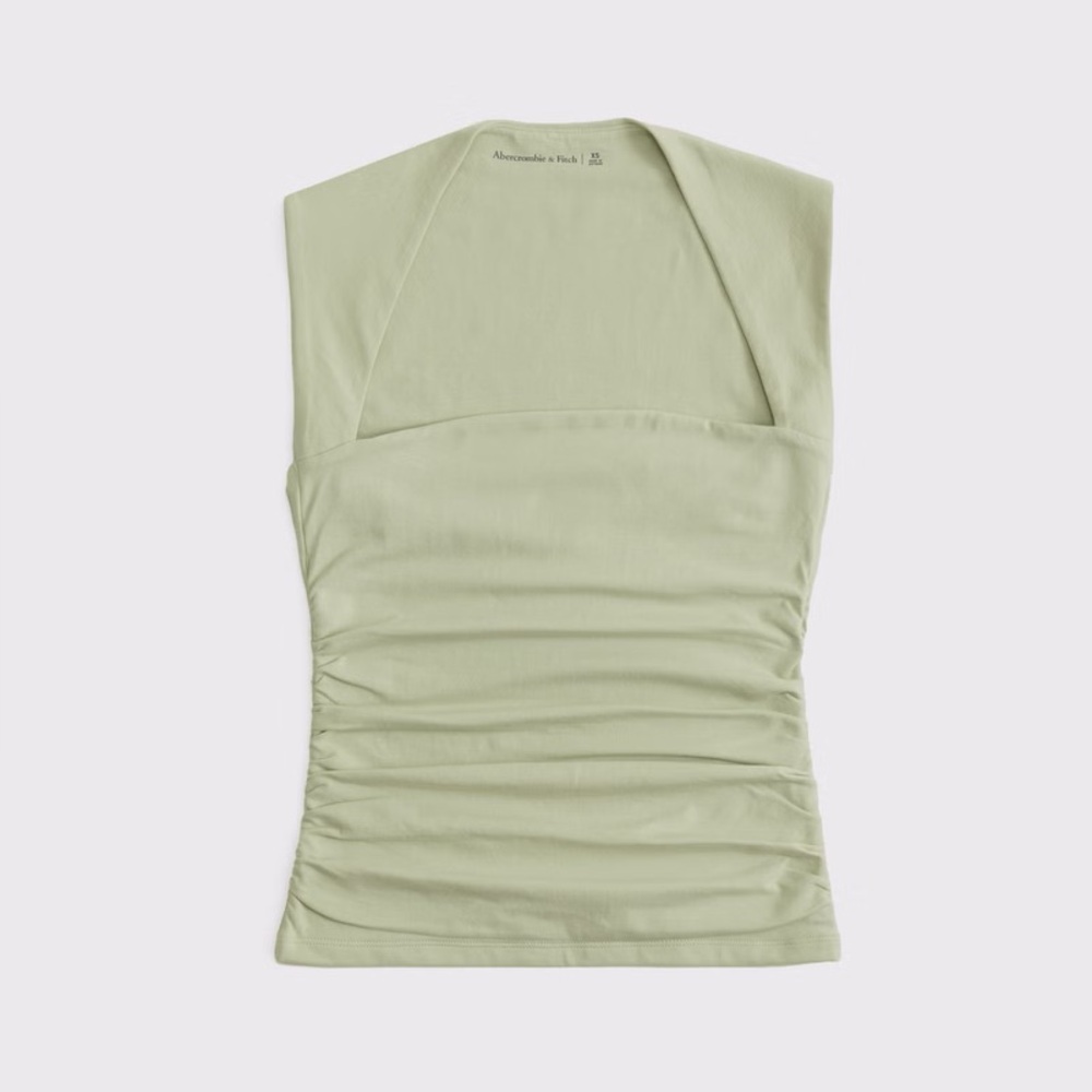 A&F Ava Top — Light Green XL